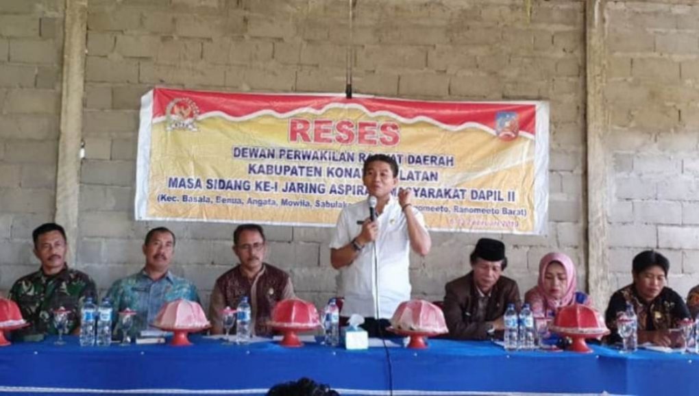 Reses di Dapil II Konsel, Masyarakat Minta Pompa Air Tanpa Mesin﻿