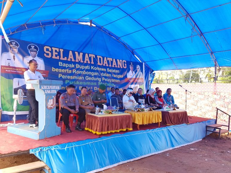 Resmikan Puskesmas Motaha Bupati Konsel Janji Tingkatkan Alat Kesehatan﻿