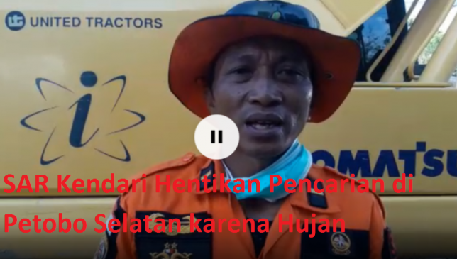 Video : SAR Kendari Hentikan Pencarian di Petobo Selatan karena Hujan