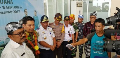 Horreee.. Garuda Indonesia Mengudarah di Wakatobi