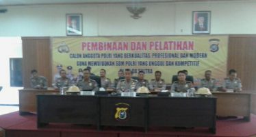 57 Peserta Ikut Pembinaan dan Pelatihan, Calon Polri Berkualitas