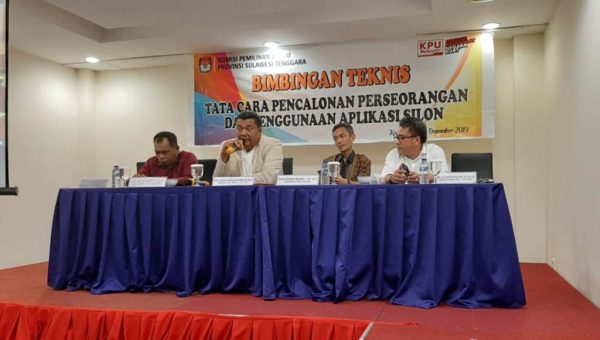 KPU Penyelenggara Pilkada Serentak Ikuti Bimtek SILON