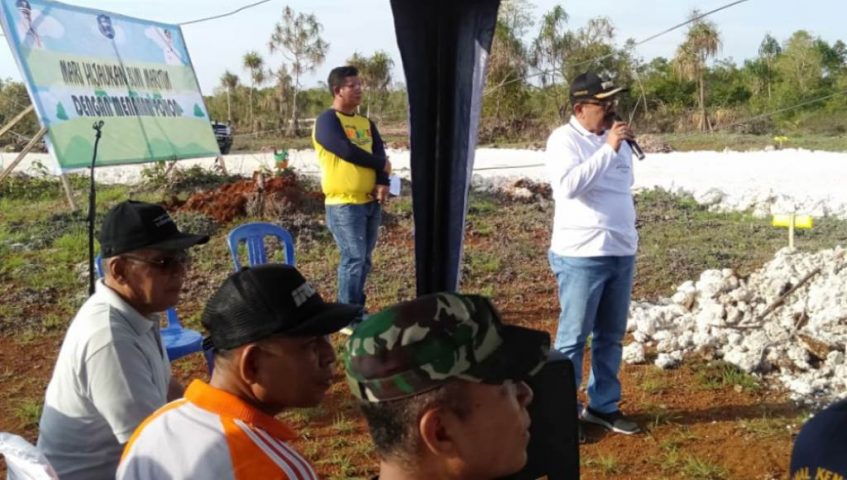 Jelang HUT Wakatobi, Pemda Tanam Pohon di Kawasan GOR