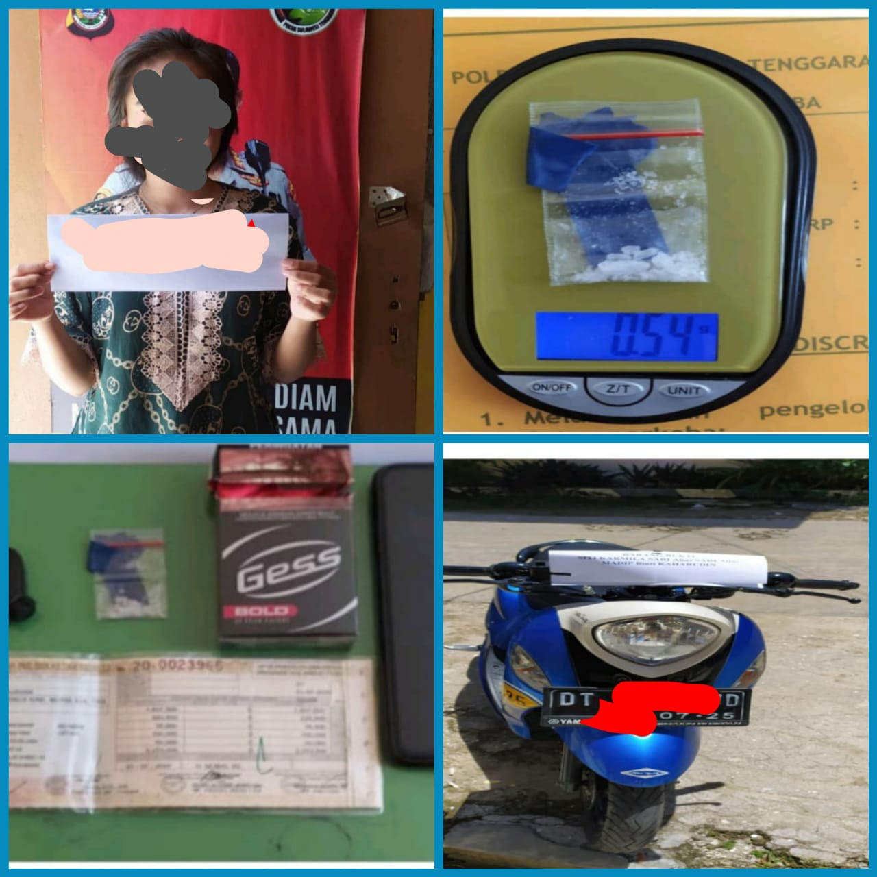 Jaringan Shabu Di Muna "Tidak Jera", Tim ResNarkoba Amankan Seorang IRT