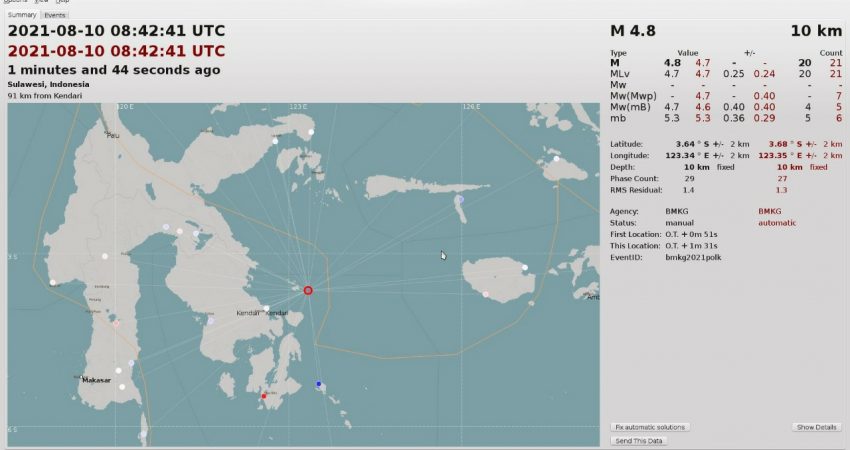 Gempabumi di Konkep, BMKG Kendari Imbau Warga Periksa dan pastikan bangunan Tahan Gempa