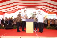 Menperindag Muhammad Lutfi Resmikan Dermaga Bongkar Muat Gula Mentah PT. Dua Samudera Perkasa di Bombana