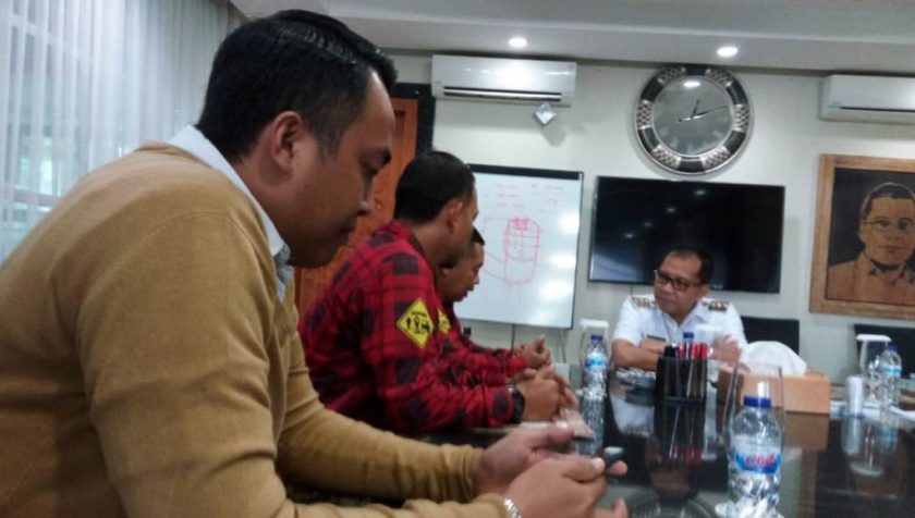 Panitia Jamselinas Audiensi dengan Walikota Makassar