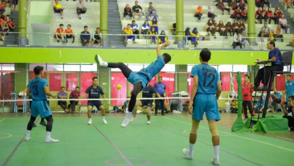 Masyarakat Nikmati Uji Coba Timnas Sepak Takraw di Jepara