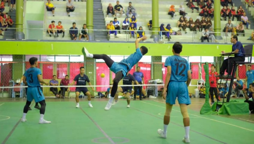 Masyarakat Nikmati Uji Coba Timnas Sepak Takraw di Jepara
