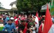 Majelis Luhur Persatuan Tamansiswa mengadakan kirab ratusan onthel bertajuk "Kirab Guyub Sepeda Onthel", yang bertempat di Halaman Pendopo Tamansiswa, Yogyakarta. FOTO : NADHIR ATTAMIMI