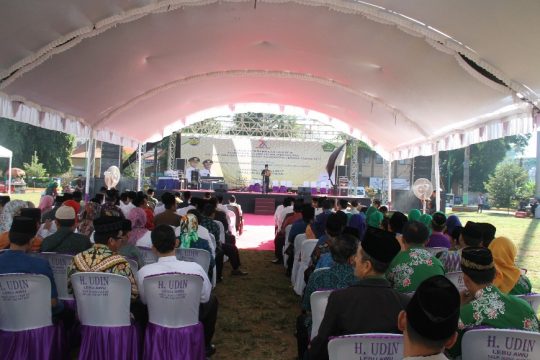 Ratusan siswa di Jepara mengikuti pentas Pendidikan Agama Islam (PAI) yang digelar oleh Pemerintah Kabupaten (Pemkab) Jepara dan Kantor Kementerian Agama (Kemenag) Jepara. FOTO : DSW