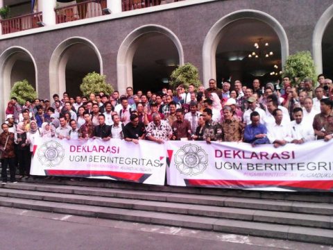 1027 Civitas Akademika UGM Deklarasi Penolakan Pansus Angket KPK. FOTO : NADHIR ATTAMIMI