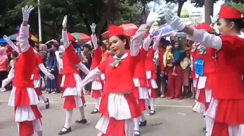 Video, Putri-putri Cantik SMPN 9 di HUT ke 187 Kota Kendari