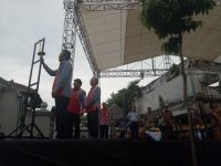 Gubernur Daerah Istimewa Yogyakarta, Sri Sultan Hamengkubuwono X membuka secara resmi kegiatan tahunan Festival Kesenian Yogyakarta (FKY) ke-29. FOTO : NADHIR ATTAMIMI