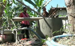 Sumur Seorang Warga Pamotan Demak Keluarkan Gas Metan