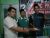 Tim Sahabat Jabal Nur saat mendaftarkan pencalonan Bupati di Sekretariat PKB Bantaeng. FOTO : SYAMSUDDIN