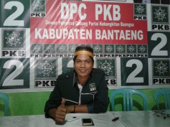 sekretaris DPC PKB Bantaeng Muh. Shabran Dahlan . FOTO : SYAMSUDDIN