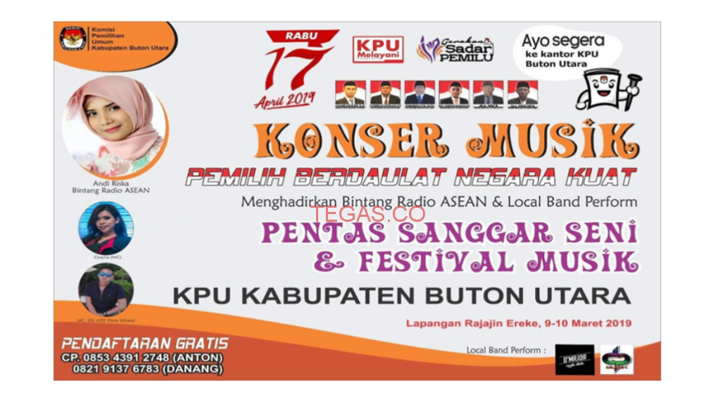 KPUD Butur Gelar Pentas Seni dan Festival Musik