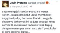 Ketua Komisi III DPRD Sultra di Boikot