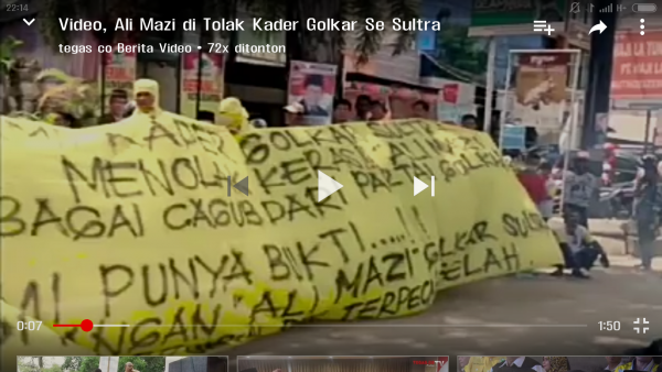Surat Tugas, Cari Koalisi Untuk Ali Mazi
