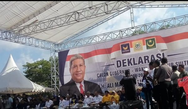 Orasi Deklarasi Ali Mazi Sindir Kepemimpinan Walikota