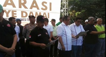 Deklarasi Kampanye Damai Paslon Gubernur dan Wakil Gubernur