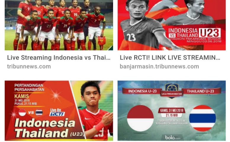 Live Indonesia Vs Thailan Kualifikasi AFC U 23