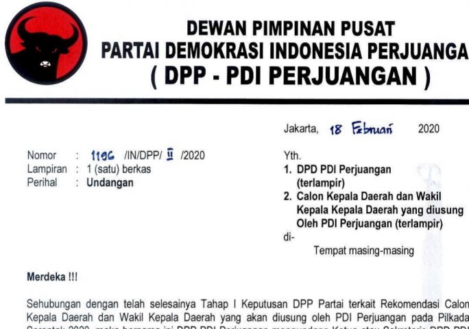 Rekomendasi DPP PDIP Cabup Cawabup Butur, Abu Hasan &ndash; Suhuzu