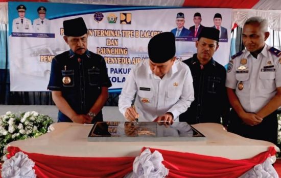 Terminal Tipe B Lacaria Kolut Diresmikan, Gubernur Sultra Harapkan Jadi Pusat Layanan Transportasi Utama