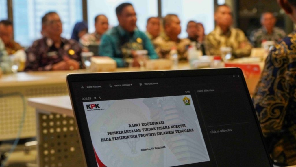 Indeks Integritas Rendah, Pemprov Sultra Minta Arahan KPK untuk Pencegahan Korupsi