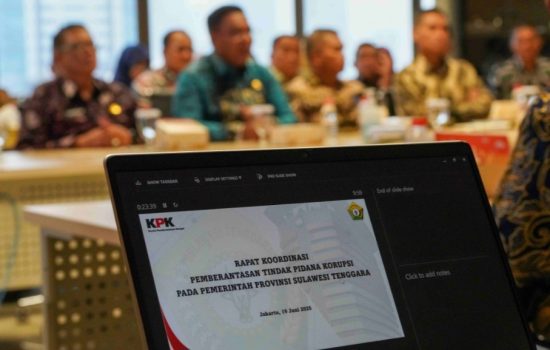Indeks Integritas Rendah, Pemprov Sultra Minta Arahan KPK untuk Pencegahan Korupsi