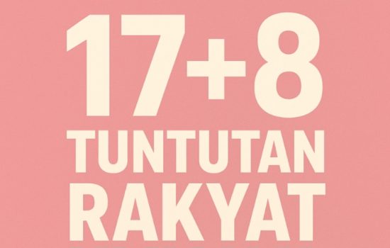 Rakyat Bersatu: 17+8 Tuntutan, Deadline 5 September!