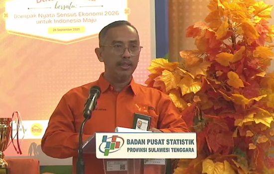 BPS Sultra Gelar Literasi Statistik dan Sosialisasi Sensus Ekonomi 2026