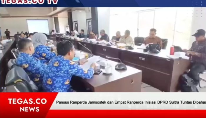 Pansus Ranperda Jamsostek dan Empat Ranperda Inisiasi DPRD Sultra Tuntas Dibahas