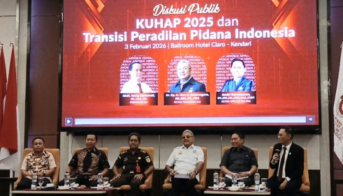 Gelar Diskusi Publik, DPD KAI Sultra Bedah Tantangan Transisi KUHAP 2025