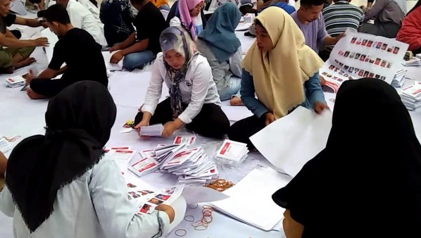 Seluruh Surat Suara Pemilu 2019, Tiba di KPU Buton