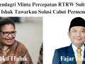 Wamendagri Minta Percepatan RTRW Sultra, Fajar Ishak Tawarkan Solusi Cabut Permendagri