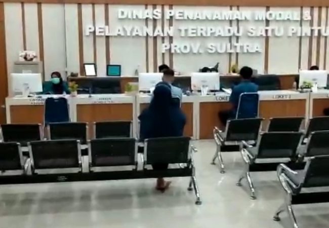 DPMPTSP Buka Pelayanan Perizinan di Pameran HUT Sultra Ke-59
