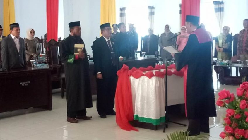 Harwis Hari Resmi Jabat Wakil Ketua DPRD Butur Gantikan Sujono