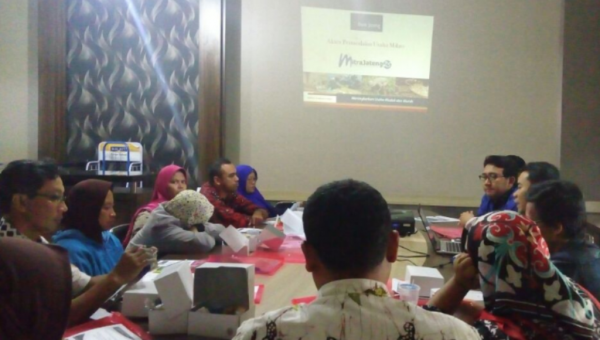 1 Pengusaha Batik Bakaran Pati Ikuti Sosialisasi Akses Permodalan di Perbankan