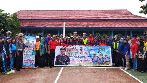 Sukseskan MRSF Satlantas Polres Baubau Rutin Gelar Sosialisasi﻿