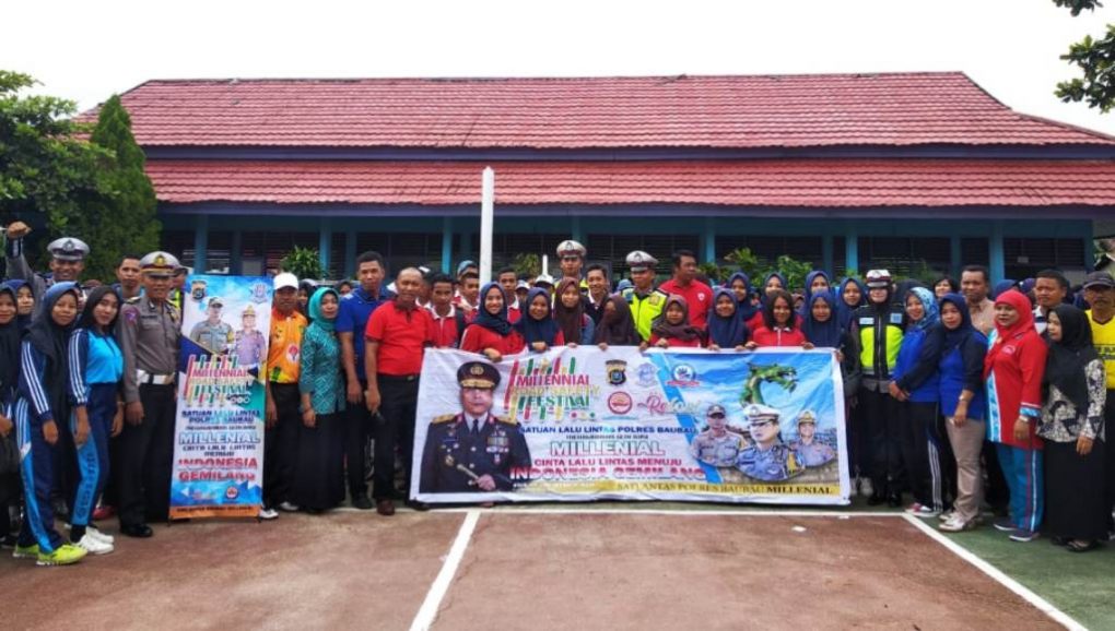 Sukseskan MRSF Satlantas Polres Baubau Rutin Gelar Sosialisasi﻿