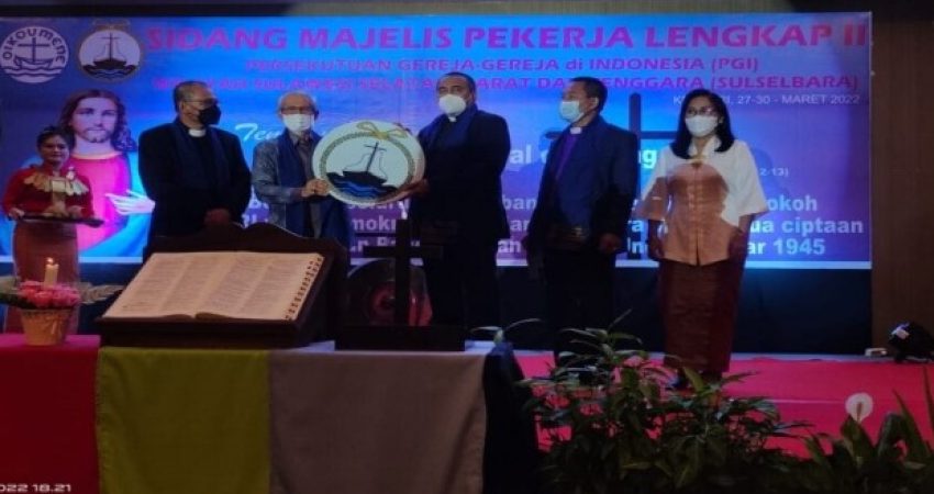 Buka Sidang Majelis Pekerja Lengkap II PGI Wilayah Sulselbara, Begini Pesan Wagub Sultra