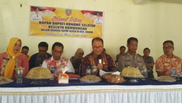 Bupati Konsel Ingin Perekonomian Warga Konda Harus Diatas Rata-Rata