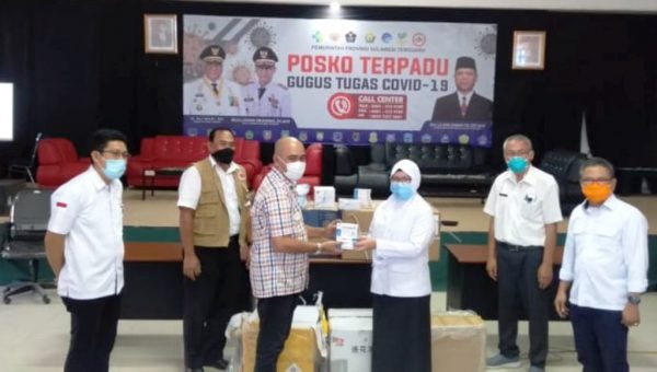 Pemprov Sultra Kembali Terima Bantuan Ribuan Masker dan Rapid Test