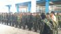 Penutupan masa diklat di halaman smk pelayaran pancasila kartasura FOTO : AGUNG NUGROHO