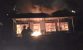 Salah satu gedung SMK Negeri 1 Kambowa yang ludes terbakar akibat amukan si jagi merah tadi malam. FOTO : MITA