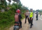 Jajaran Satlantas Polres Konsel Saat Menggelar Operasi Patuh Anoa Disalah Satu Ruas Jalan Diwilayah Hukum Polres Konsel. FOTO : MAHIDIN