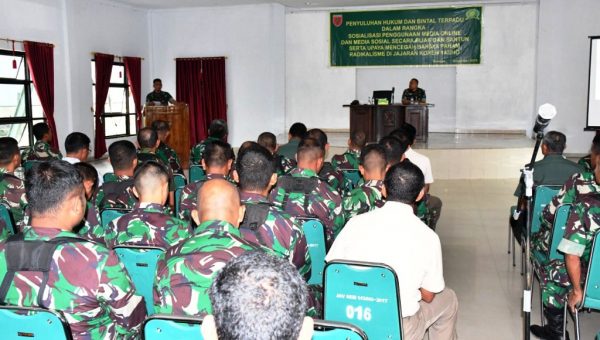 Jajaran Korem 143/HO Diminta Hati-hati Bermedia Sosial