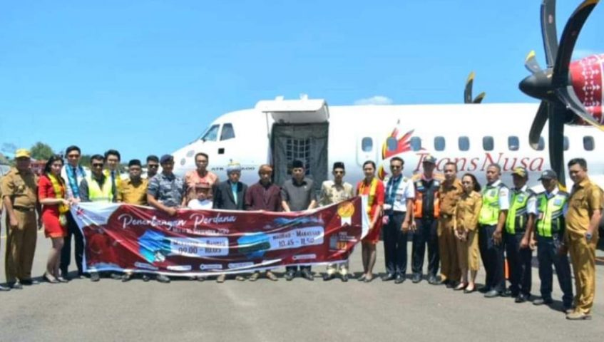 Maskapai TransNusa Resmi Beropersi di Baubau